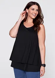 Viskoslinne med lager-på-lager-look, bonprix