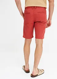 Bermudas i chinosmodell med linneandel och knytband, Regular Fit, bpc bonprix collection