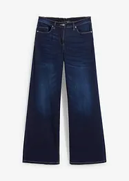 Wide Leg Jeans Mid Waist, med bekväm midja, bonprix