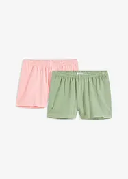 Shorts i ekologisk bomull (2-pack), bonprix