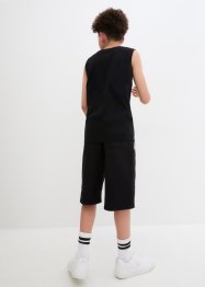Topp och långa shorts för barn i sweatshirttyg (2 delar), bpc bonprix collection