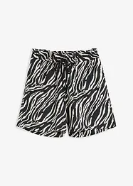 Paperbag-shorts med snörning, bonprix