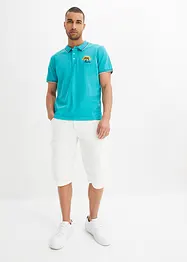 Långa jeansbermudas i cargomodell av tunt material, Relaxed Fit, bonprix