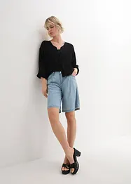 Wide Leg Jeans shorts Mid Waist, John Baner JEANSWEAR