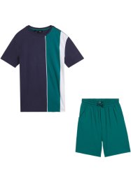 T-shirt och shorts i ekologisk bomull för barn (2 delar), bpc bonprix collection