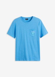T-shirt i slubgarn med bröstficka och ekologisk bomull, bpc bonprix collection