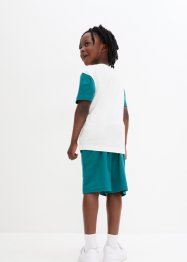 T-shirt och shorts i ekologisk bomull för barn (2 delar), bpc bonprix collection