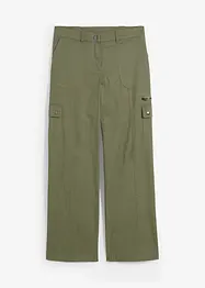 Cargojeans i bomull, Mid Waist, bonprix