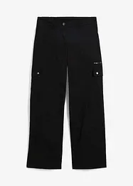 Cargojeans i bomull, Mid Waist, bonprix
