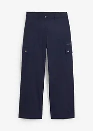 Cargojeans i bomull, Mid Waist, bonprix