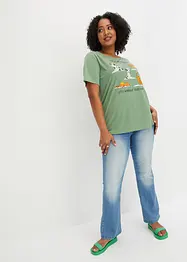 T-shirt med tryck, bonprix