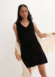 Frottéklänning i utställd modell, bonprix