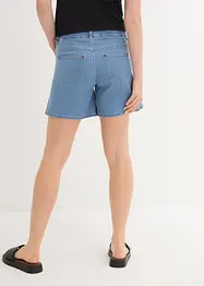 Wide Leg Jeans Shorts, Mid Waist, ekologisk bomull, John Baner JEANSWEAR