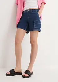 Cargo Jeans Shorts, Mid Waist, John Baner JEANSWEAR