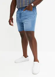 Långa jeansshorts med bekväm midja, Loose Fit, John Baner JEANSWEAR