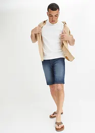 Stretchiga jeansbermudas, Regular Fit, John Baner JEANSWEAR