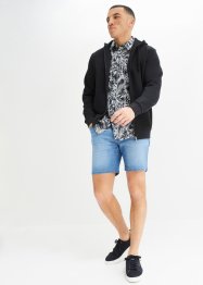 Långa jeansshorts med bekväm midja, Loose Fit, John Baner JEANSWEAR