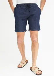 Långa dra på-jeansshorts, Regular Fit (2-pack), John Baner JEANSWEAR