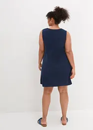 Frottéklänning i utställd modell, bonprix