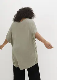 Bigshirt i lätt material med tryck, bonprix