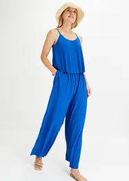 Plisserad jerseyjumpsuit, bonprix