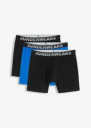 Mellanlånga boxershorts (3-pack), bonprix