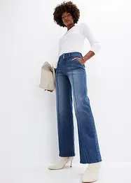 Jeans  wide leg mid waist, bonprix