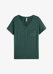 T-shirt i bomull och viskos, bonprix