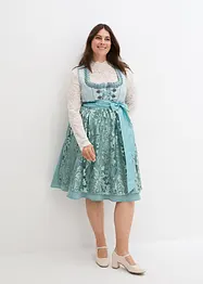 Dirndl med paljettförkläde (2 delar), bonprix