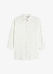 Skjortblus i muslin, bonprix