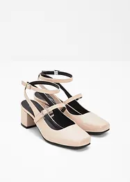 Pumps med remmar, bonprix