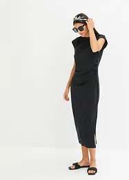 Jerseyklänning i bomull med stretch, bonprix