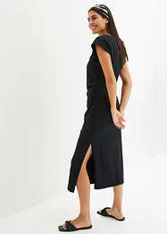 Jerseyklänning i bomull med stretch, bonprix