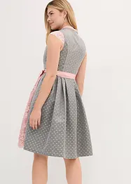 Dirndl med broderat förkläde (2 delar), bonprix