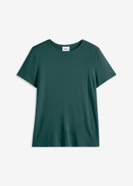 Ribbstickad T-shirt i luftig viskos, bpc bonprix collection