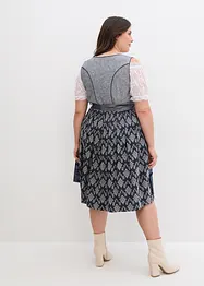 Dirndl i jacquard med förkläde (2 delar), bonprix