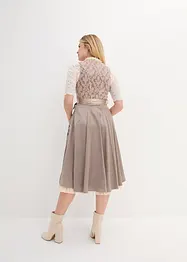 Dirndl med paljettförkläde, bonprix