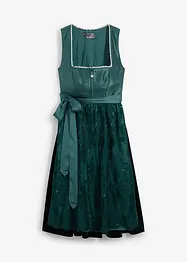 Dirndl med broderat förkläde (2 delar), bonprix