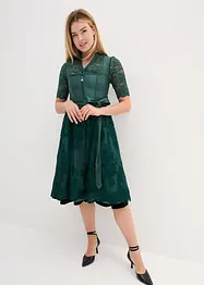 Dirndl med broderat förkläde (2 delar), bonprix