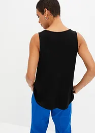 Linne med dragkedja och hållbar viskos, bonprix