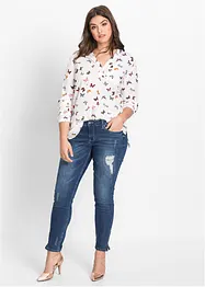 Blus av mjuk viskos, bonprix