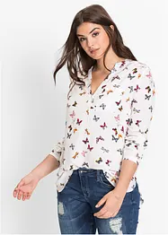 Blus av mjuk viskos, bonprix