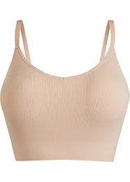 Sömlös och ribbstickad Feel Comfort BH-topp, bonprix