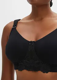 Amningsbehå utan bygel med ekologisk bomull (2-pack), bonprix