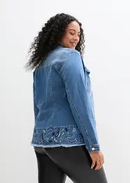 Jeansjacka med broderi, bonprix