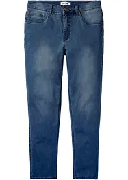 Powerstretchjeans med T-400 och bekvämt snitt, klassisk passform, avsmalnande ben, bonprix