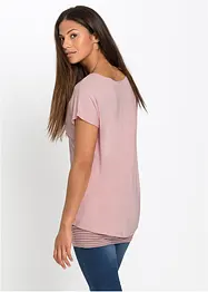 Lång topp i 2 i 1-stil, bonprix