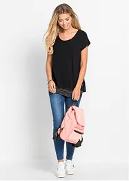 Lång topp i 2 i 1-stil, bonprix
