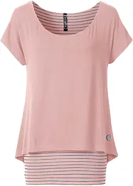 Lång topp i 2 i 1-stil, bonprix