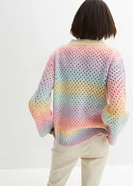 Hålstickad tröja med ombre-effekt, bonprix